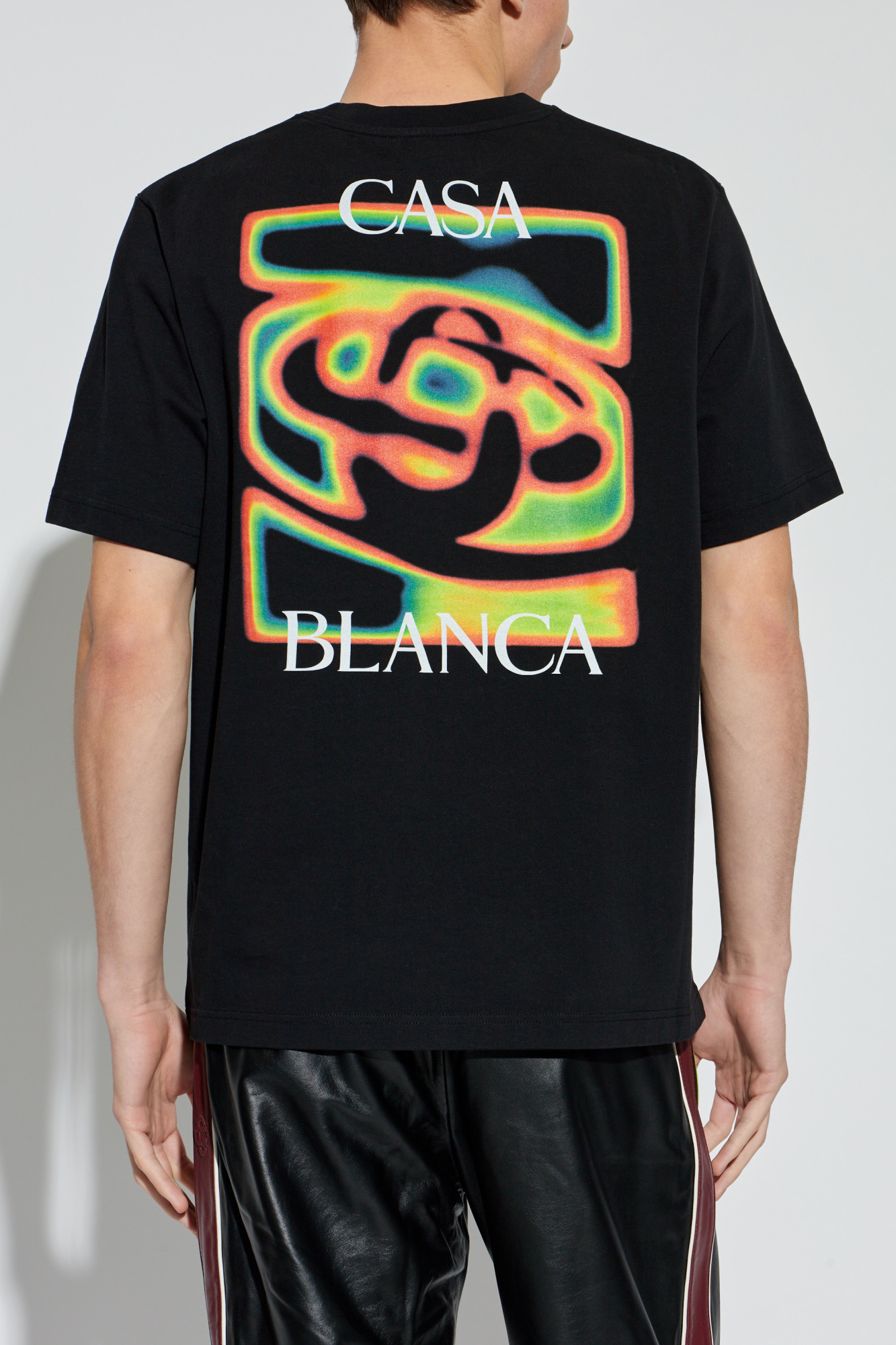 Casablanca Tシャツ Black T-shirt with logo Casablanca - Vitkac GB
